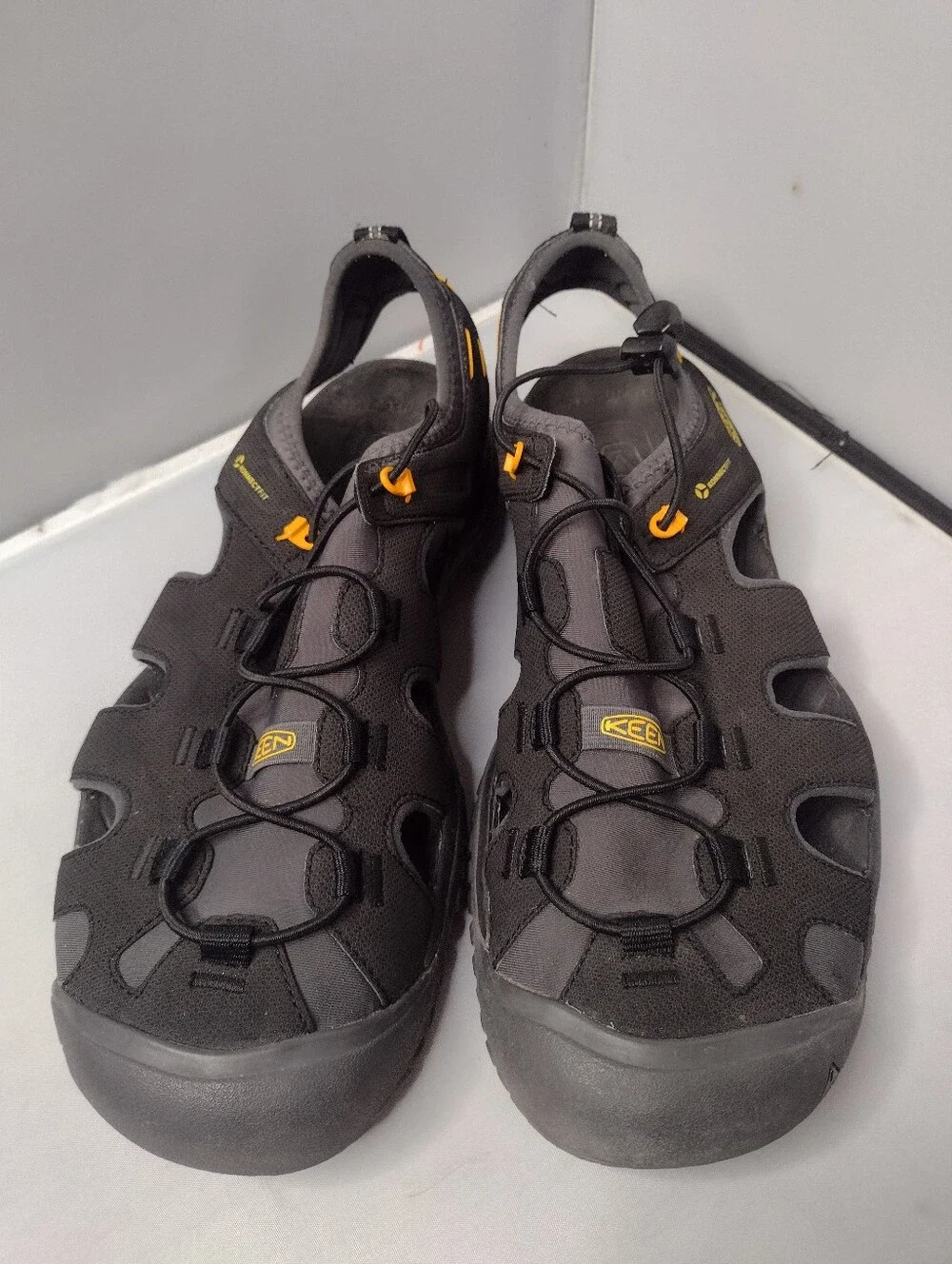Keen Mens SOLR Water Sandals 13 Black Outdoor Aquatic Sports Gorpcore G